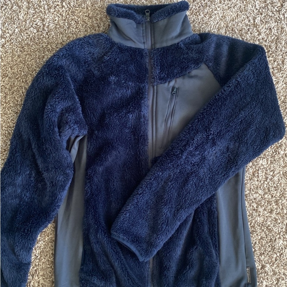 Eddie Bauer Navy Fleece Jacket